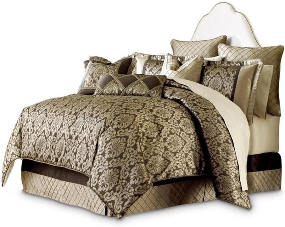 Michael Amini Imperial 10-Piece King Comforter Set - Bronze