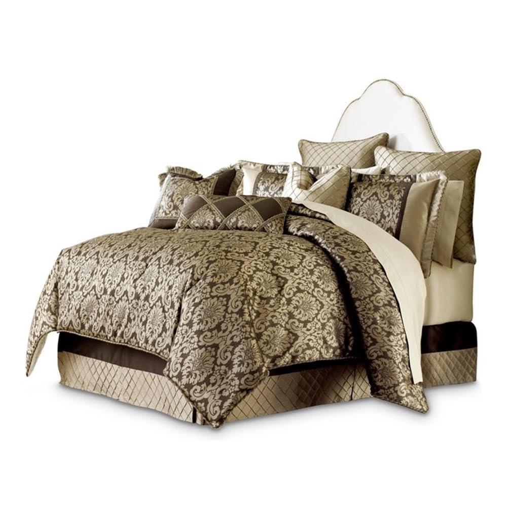 Michael Amini Imperial 10-Piece King Comforter Set - Bronze