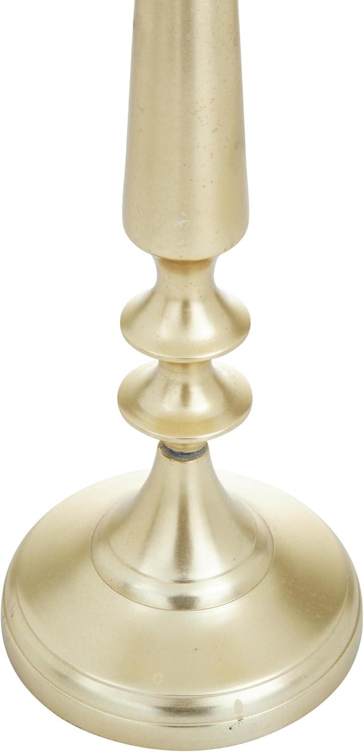DecMode 5 Holder Silver Aluminum Metal Candelabra