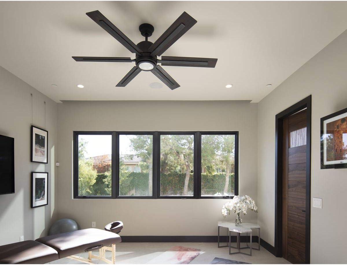 P2586-7130K-Progress Lighting-Glandon - Wide - Ceiling Fan - 1 Light - Handheld Remote in Transitional style - 60 Inches wide by 17.13 Inches
