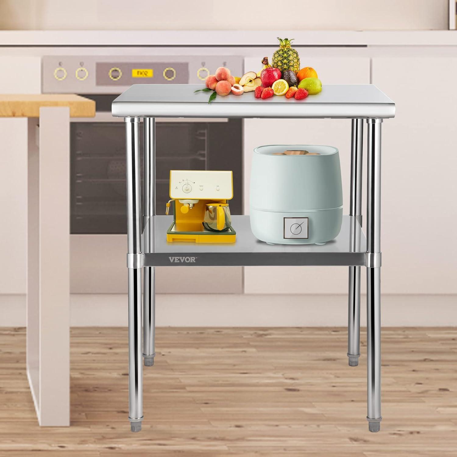 VEVOR Stainless Steel Prep Table