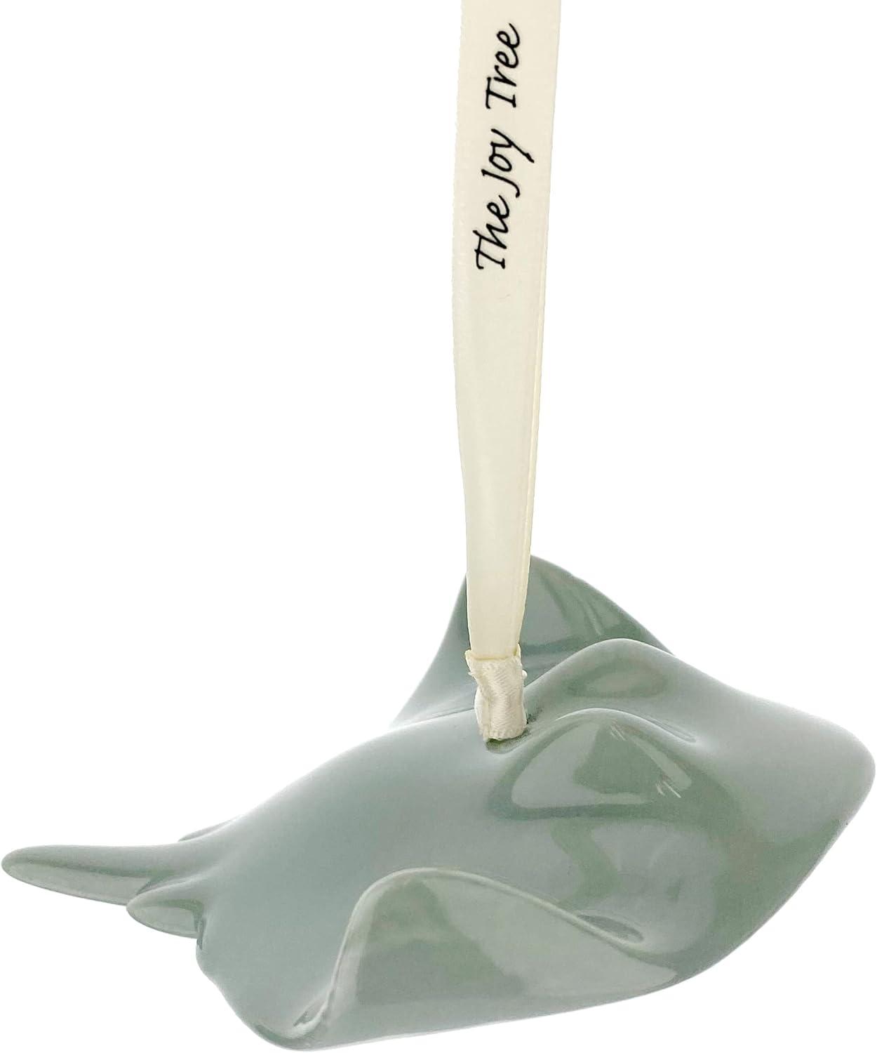 Stingray Ornament – Porcelain Art Hanging Figurine