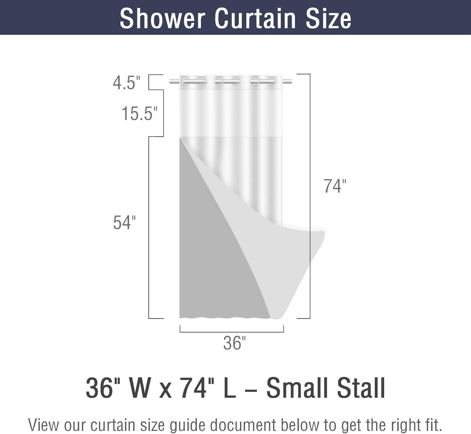 Shower Curtain with Liner Included