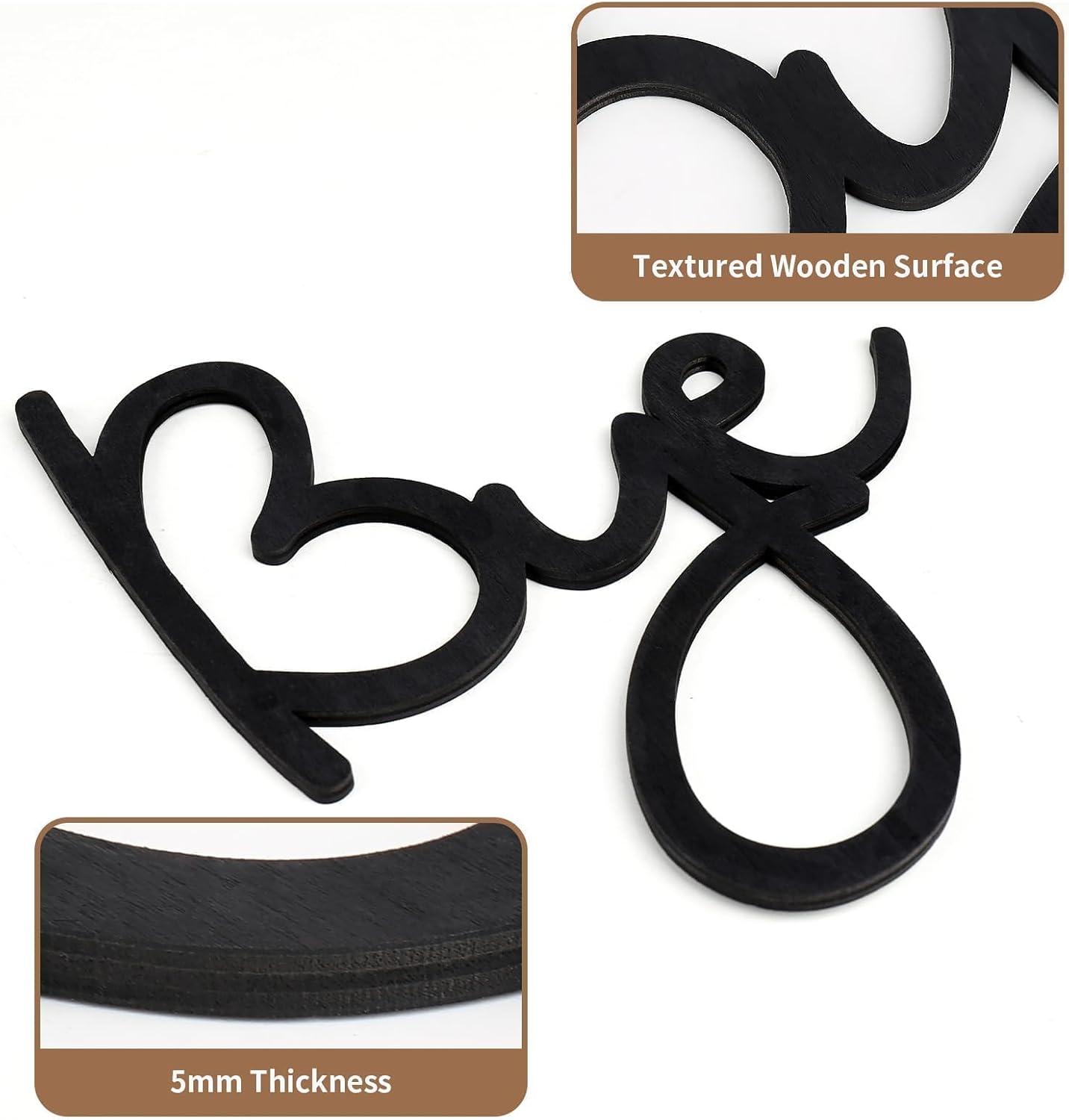 Love You Bye Sign Home Sign Wall Decor Unique Above Door Decoration Love Wall Art for Bedroom & Hallway Perfect New Home Decor Gift