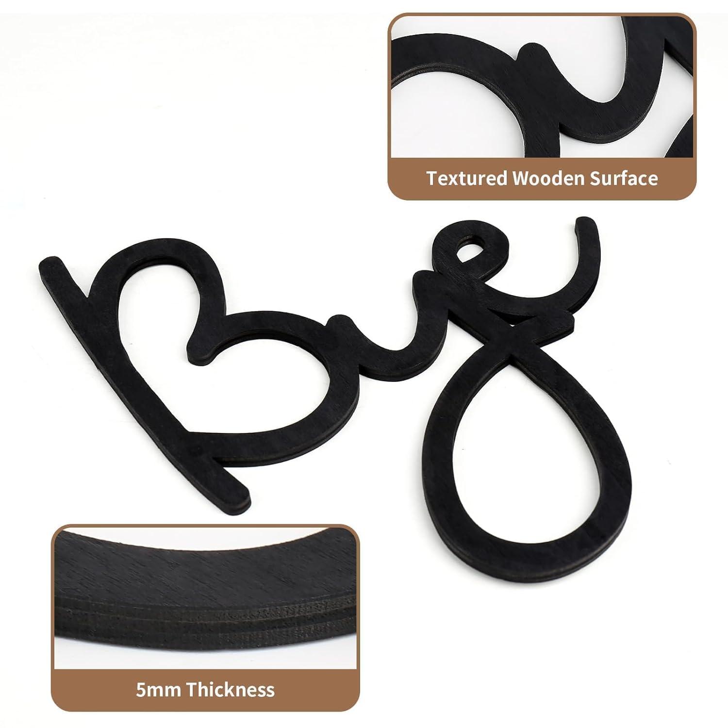 Love You Bye Sign Home Sign Wall Decor Unique Above Door Decoration Love Wall Art for Bedroom & Hallway Perfect New Home Decor Gift