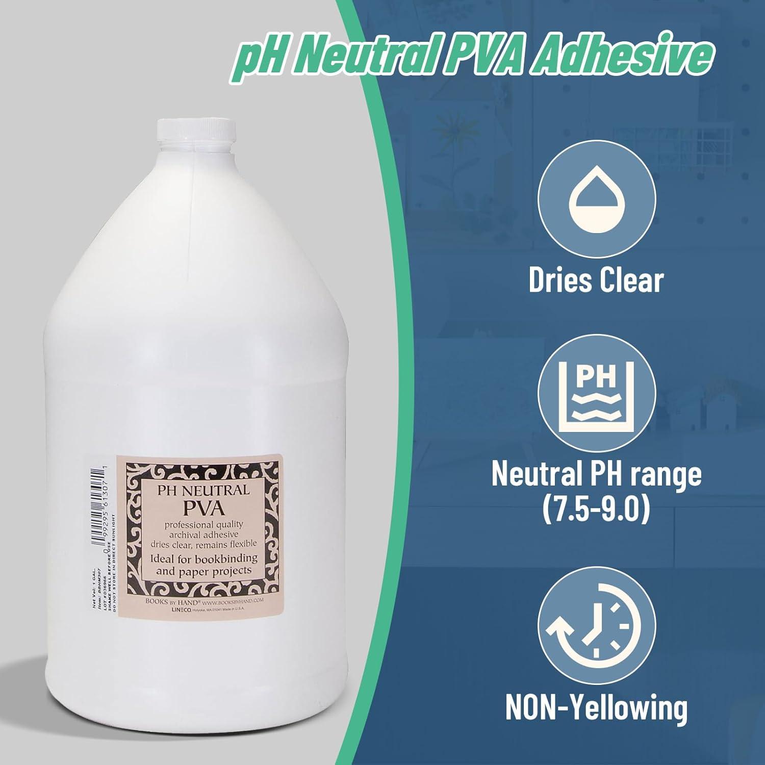 Productos Lineco/universitarios pH Neutral PVA Adhesive, Galón
