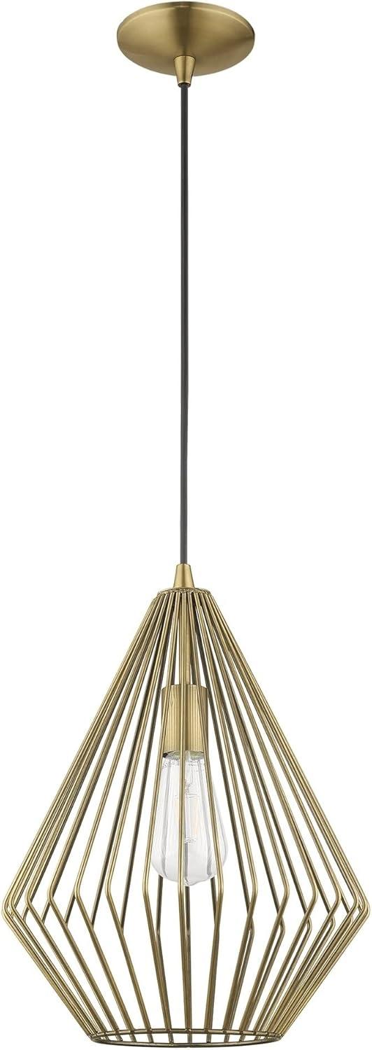 Livex Lighting Linz 1 - Light Pendant in  Black