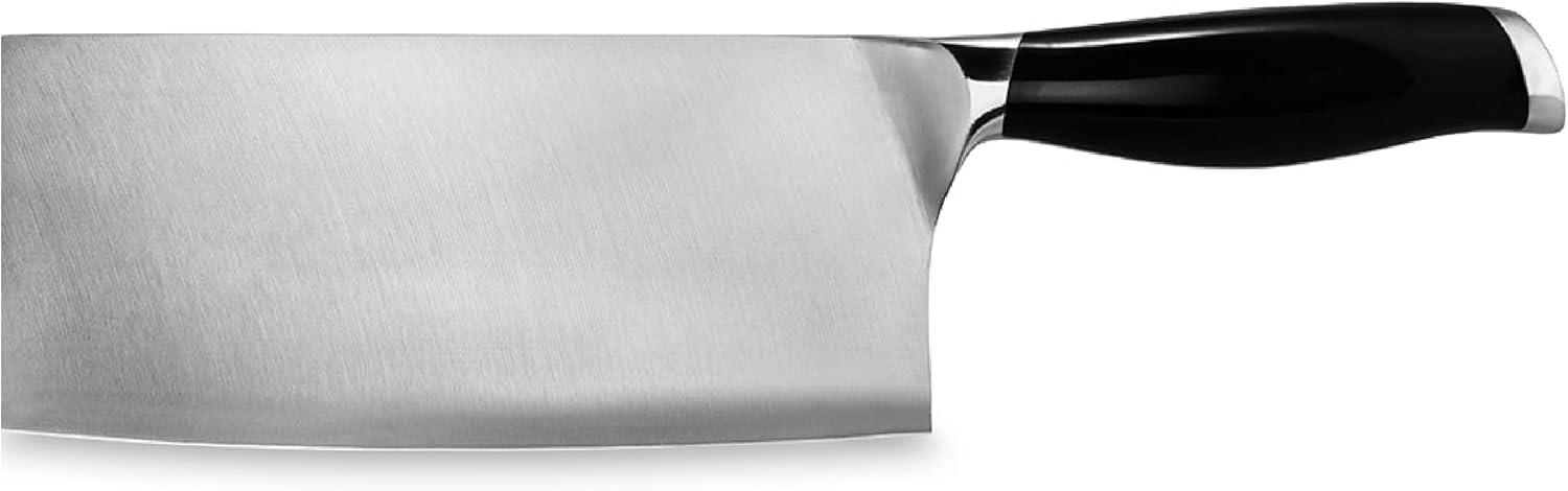 Ken Hom 7-Inch Stainless Steel Black Handle Cleaver