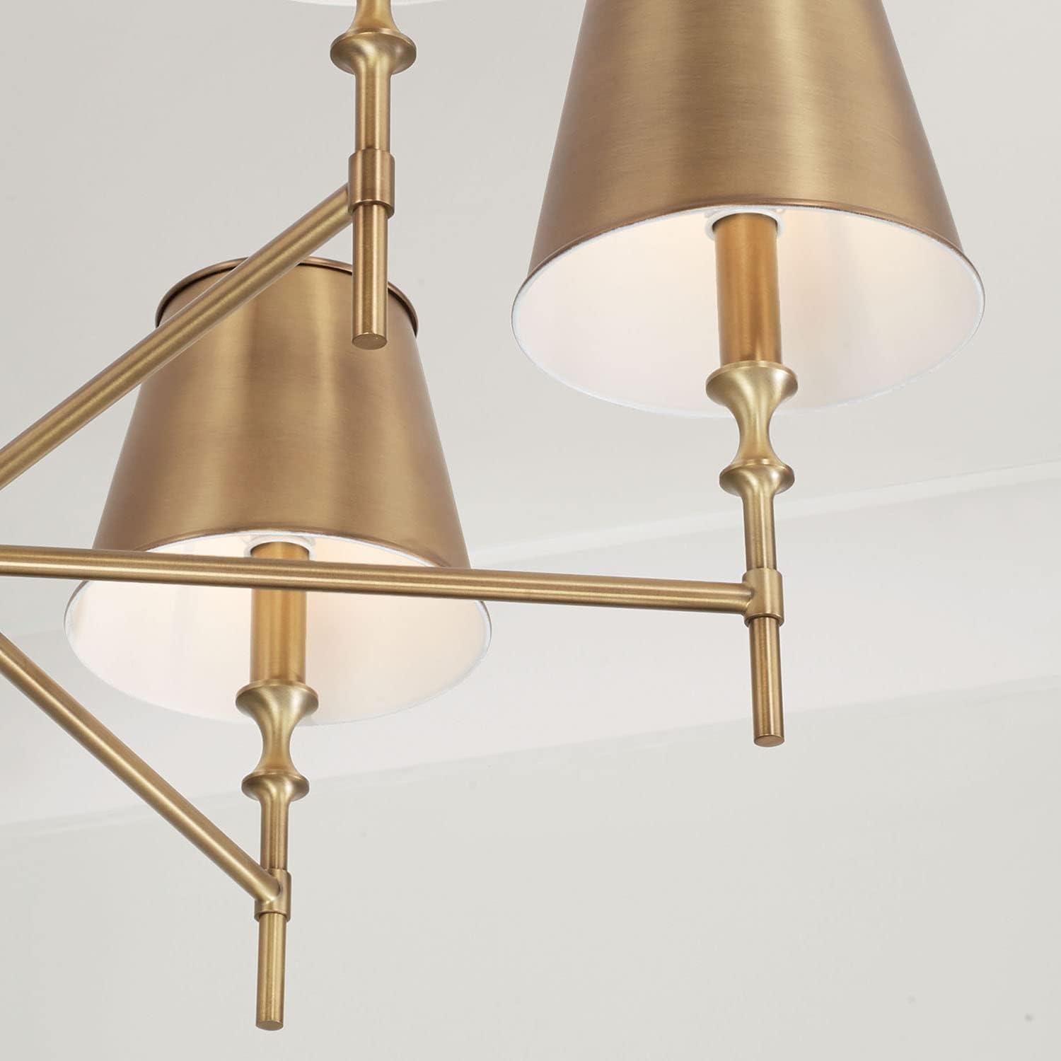 Capital Lighting Whitney 6 - Light Chandelier in  Aged Brass