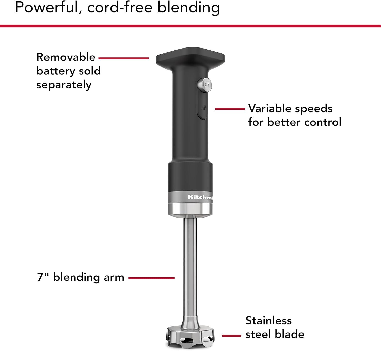 KitchenAid ® Go ™ Cordless Hand Blender with Battery