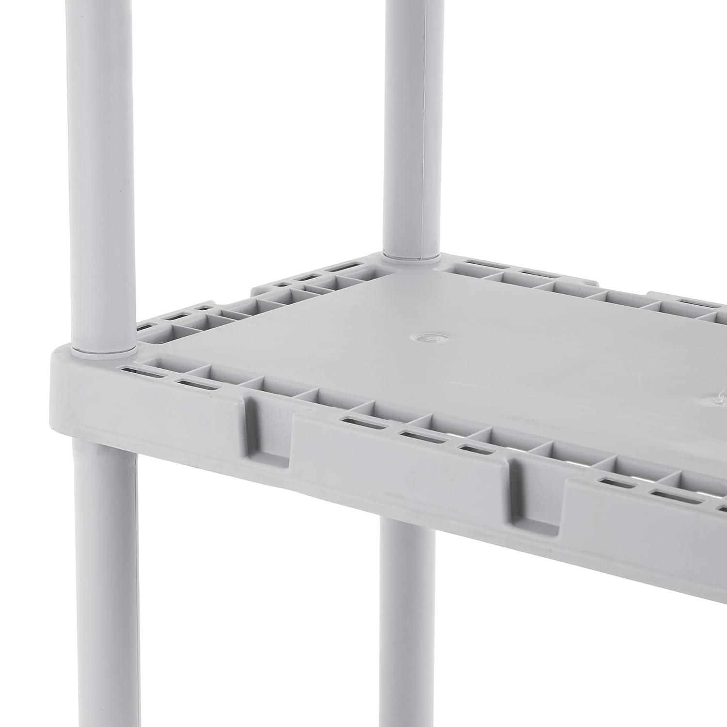 Gracious Living 12'' W Plastic Shelving Unit (Set of 2)