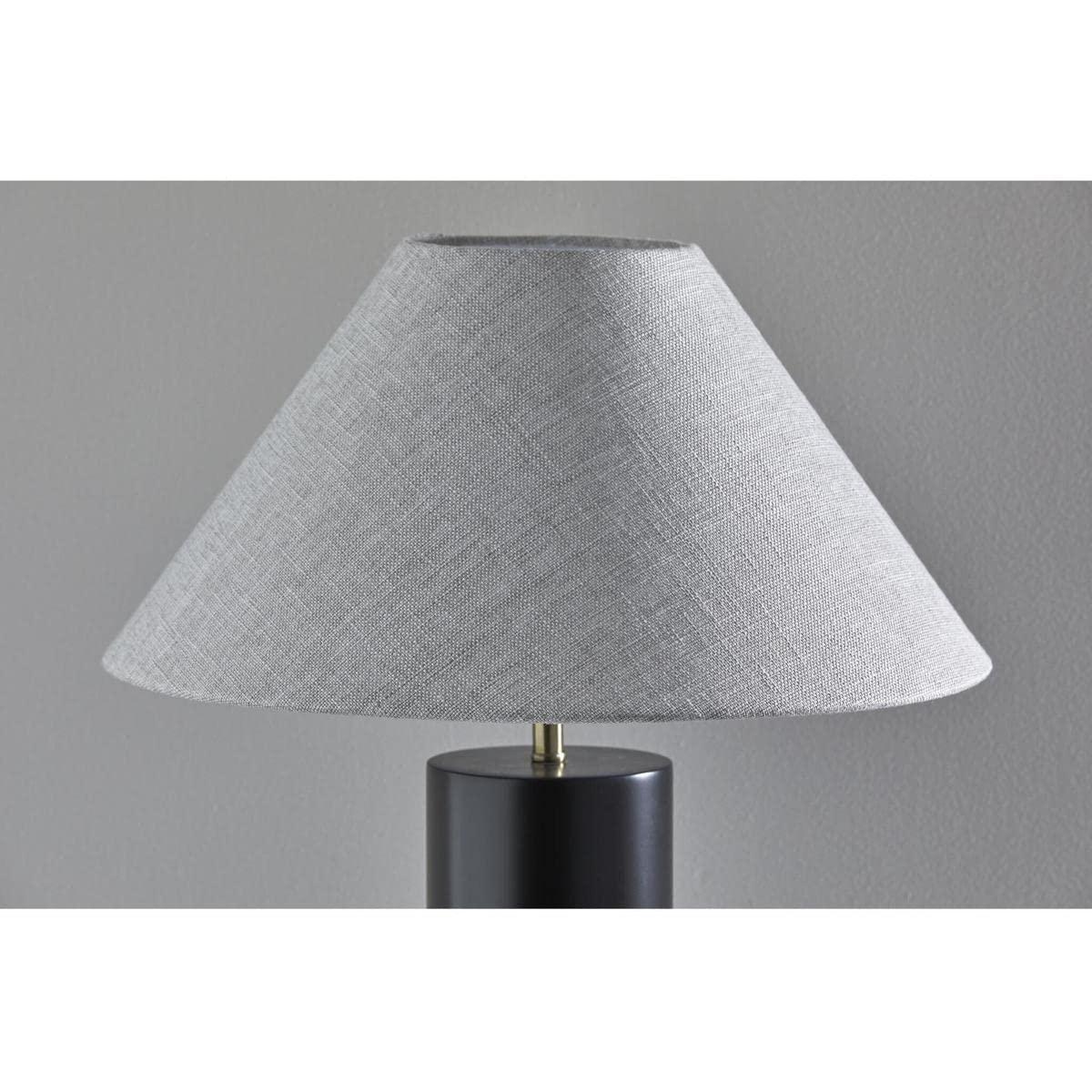 Martin Table Lamp Black - Adesso: Modern Nightstand Light, UL Listed, No Assembly Required