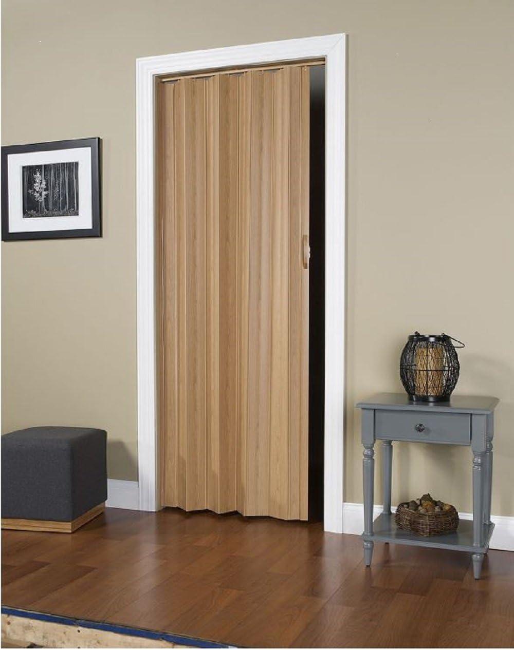 Folding Closet Door, Oak Vinyl, 32-36 x 80-In.