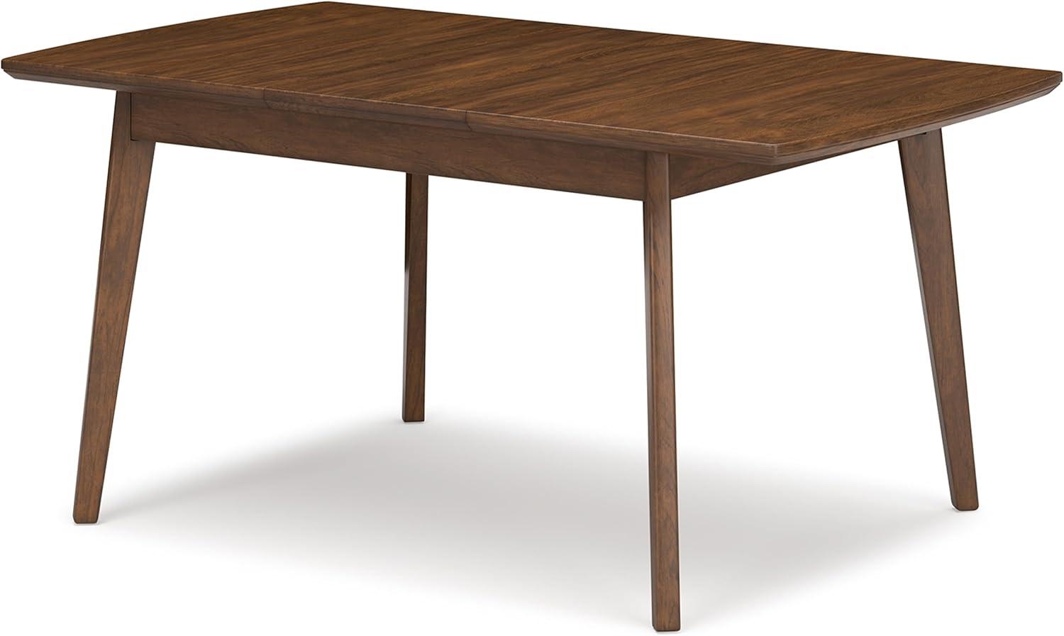 Signature Design by Ashley Contemporary Lyncott Dining Extension Table, Brown