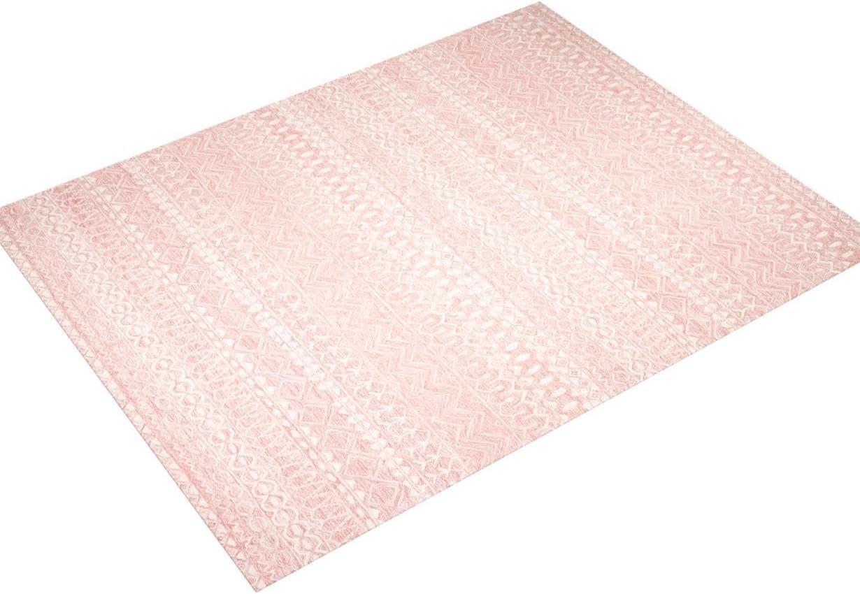 Micro-Loop MLP502 Hand Tufted Indoor Area Rug - Pink/Ivory - 8'x10' - Safavieh