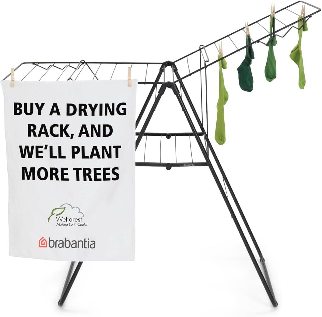 Brabantia HangOn Foldable Clothes Drying Rack - 66 Feet (20m)