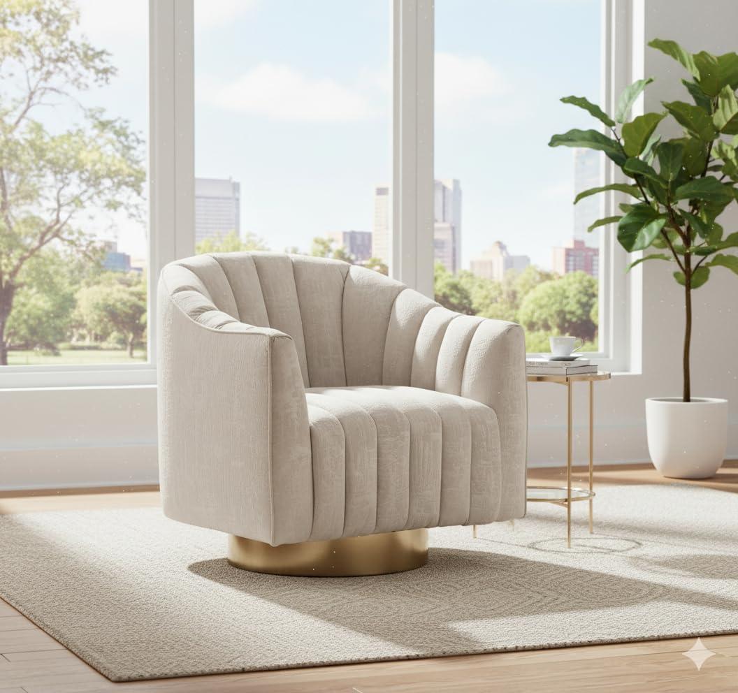 Everly Quinn Urbai Swivel Accent Chair