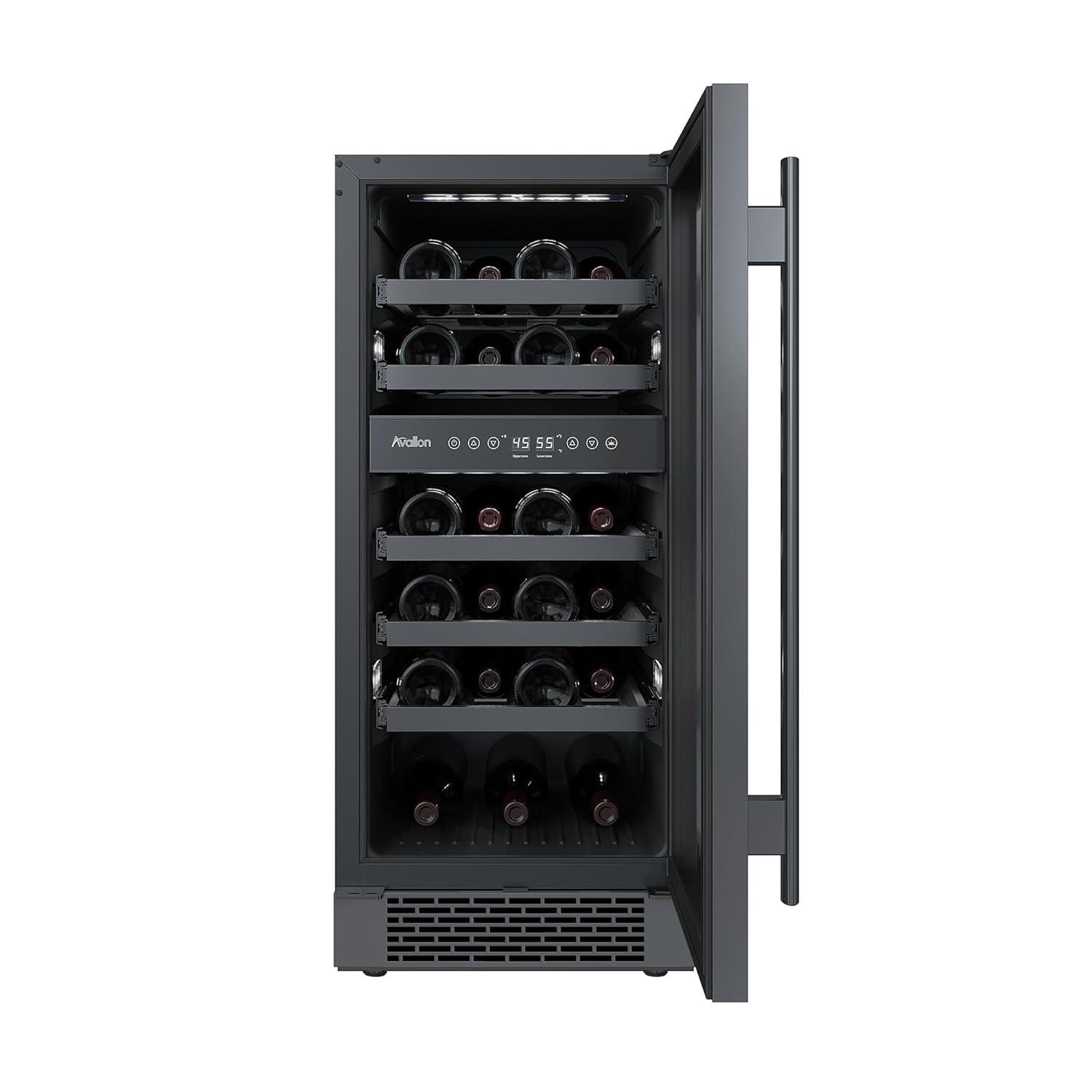 Avallon Avallon Dual Zone 15'' 23 Bottle Wine Refrigerator
