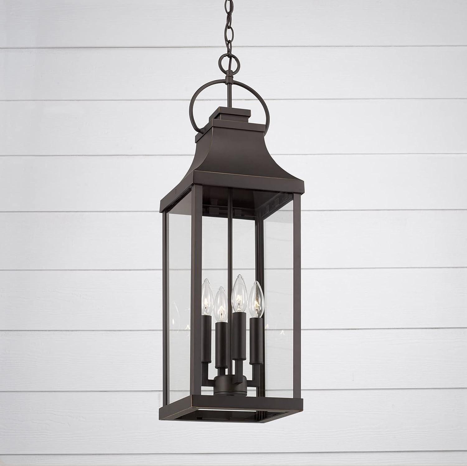 Capital Lighting 946442 Bradford 4 Light 9" Wide Outdoor Taper Candle Mini Pendant -