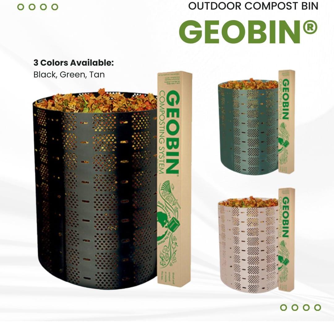 Presto Products Geobin Compost Bin - 246 Gallon, Expandable, Easy Assembly, Made in The USA, Outdoor & Backyard Composter