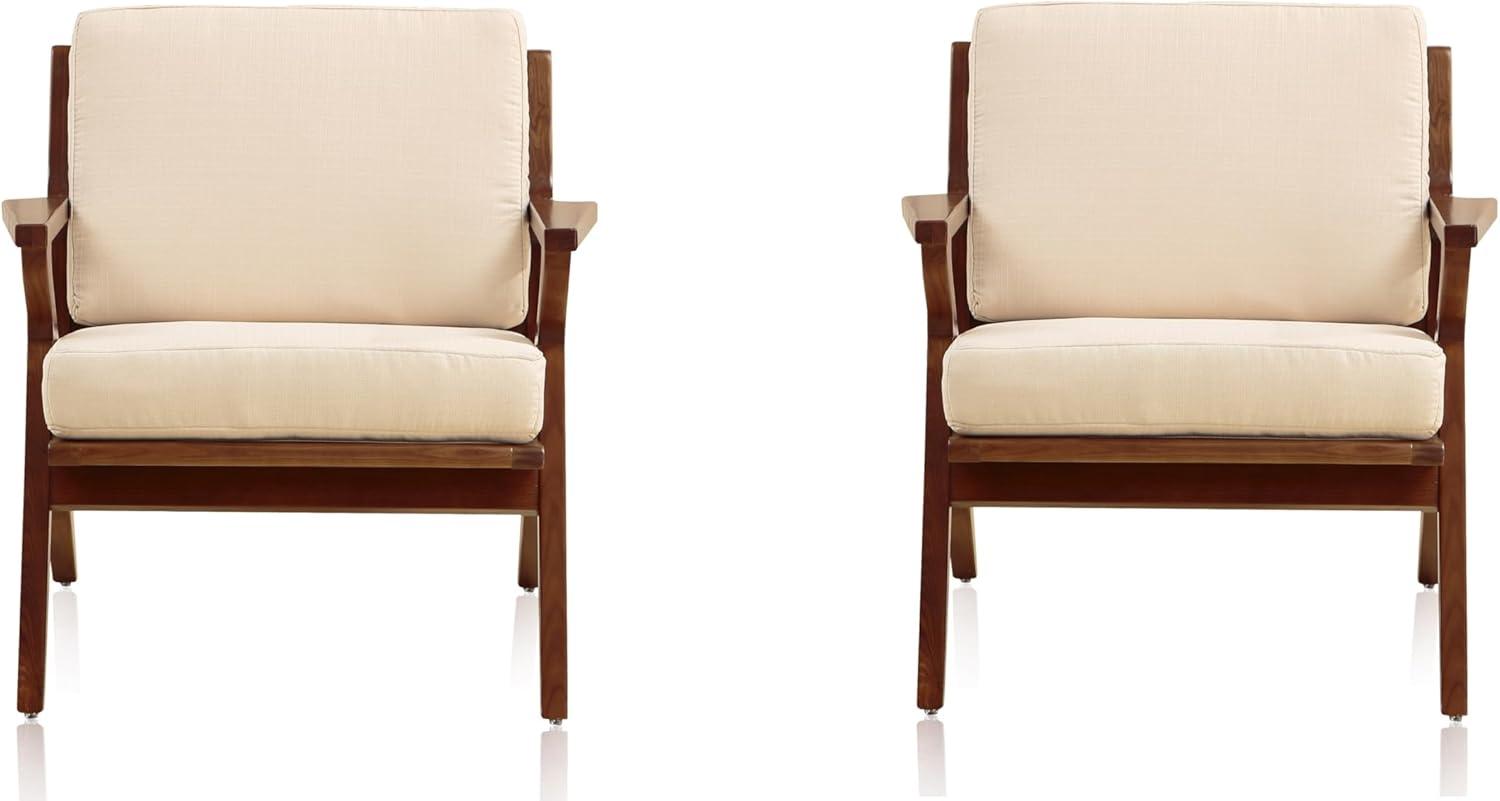 Martelle Twill Weave Accent Chair - Manhattan Comfort