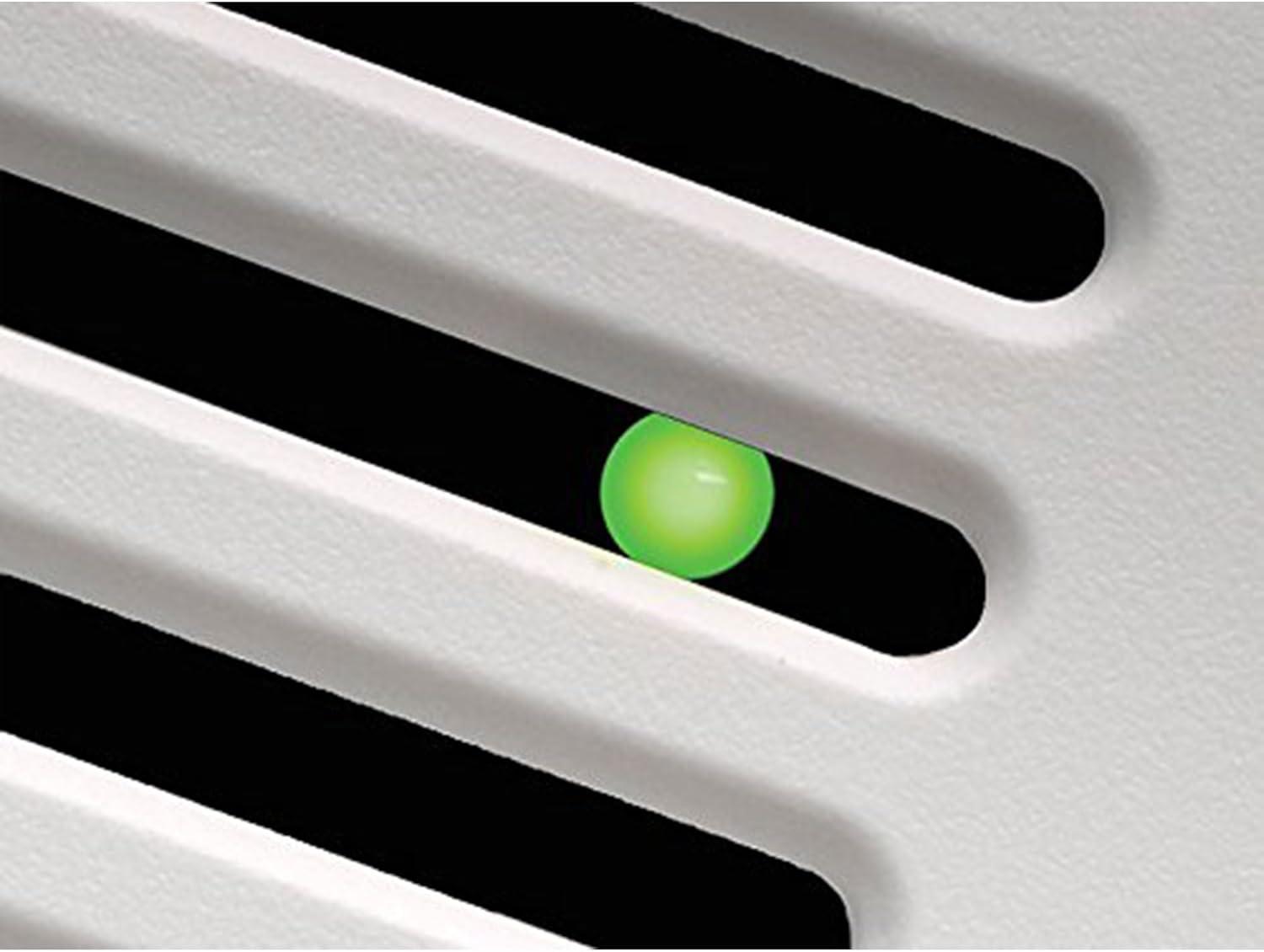 Delta Breez Slim Ventilation Exhaust Bathroom Fan 70 CFM Energy Efficient Quiet Operation Motor with Dual Speed and LED Indicator Light, White