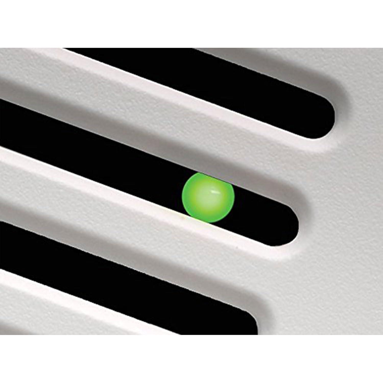 Delta Breez Slim Ventilation Exhaust Bathroom Fan 70 CFM Energy Efficient Quiet Operation Motor with Dual Speed and LED Indicator Light, White