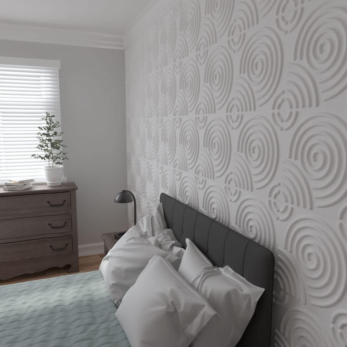 Ekena Millwork Spiral EnduraWall Decorative 3D Wall Panel (Set of 10)