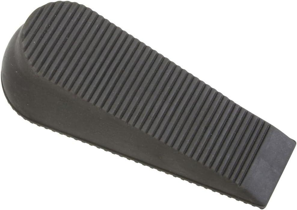 National Hardware 6 in. W Rubber Gray Wedge Door Stop Mounts to floor