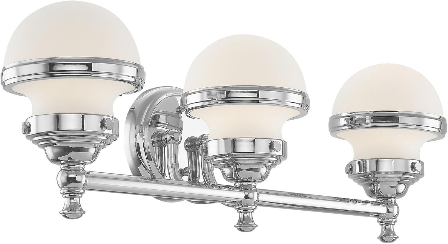 Livex Lighting Oldwick 3 - Light Vanity in  Brushed Nickel