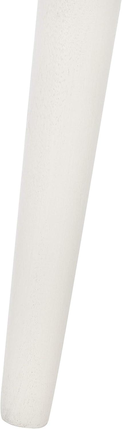 Mozart Mid-Century Coffee Table - Distressed White - Safavieh