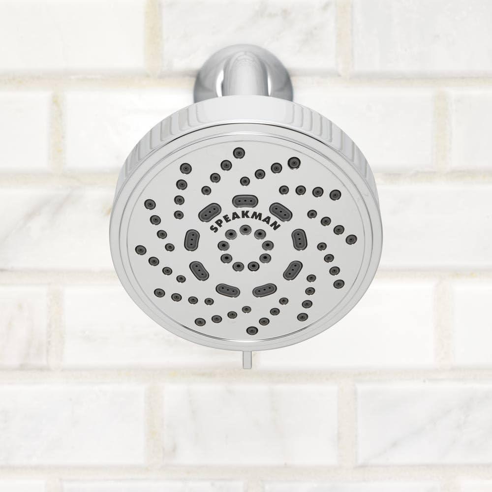 Speakman Echo Multi-Function Adjustable 2.0 GPM Shower Head, Polished Chrome