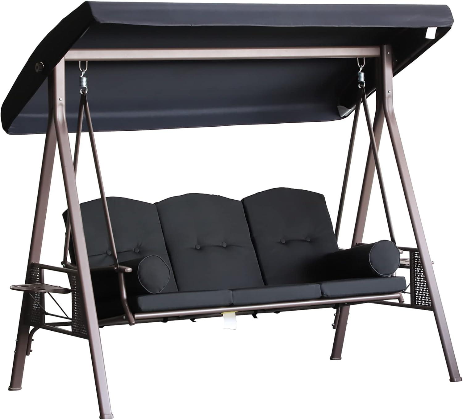 Steel Porch Swing with Stand