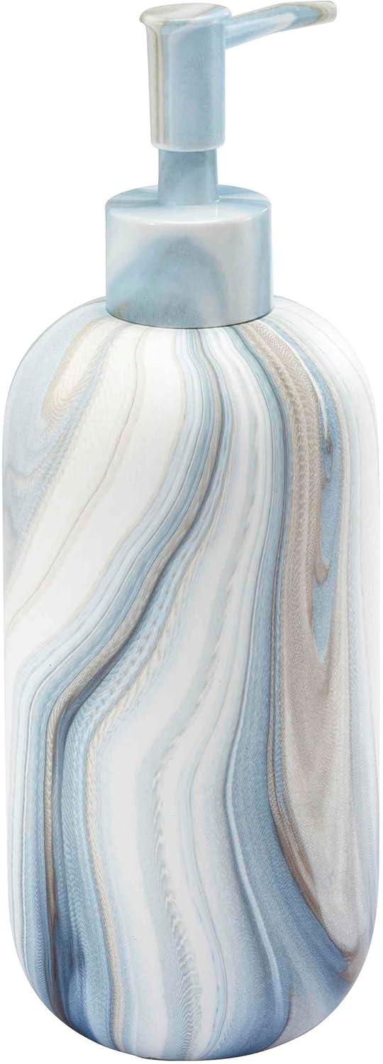 Avanti Linens Waves Blue Lotion Dispenser