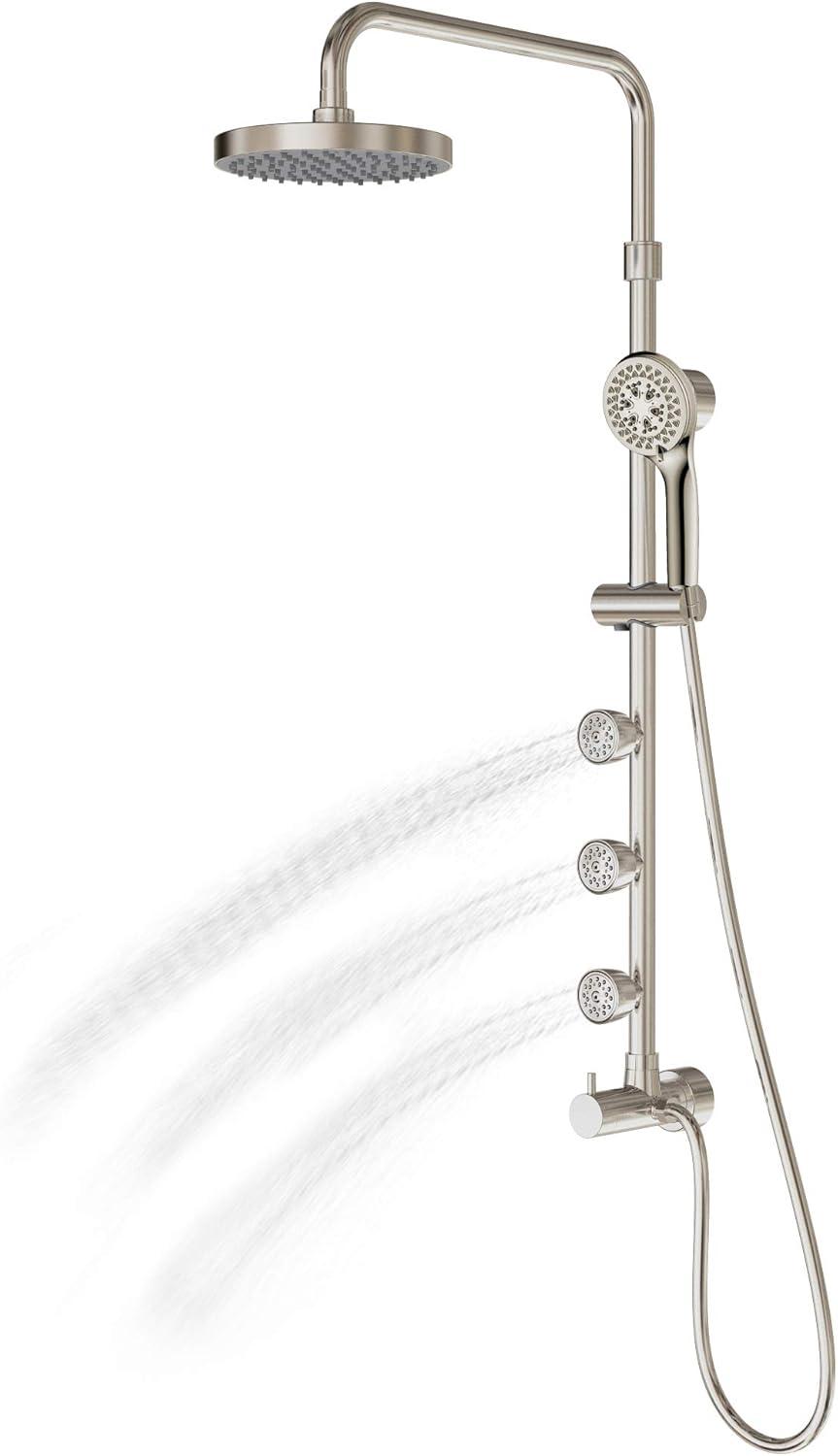 Pulse 1028-BN-1.8GPM ShowerSpas Brushed-Nickel Shower System - Lanikai ShowerSpa