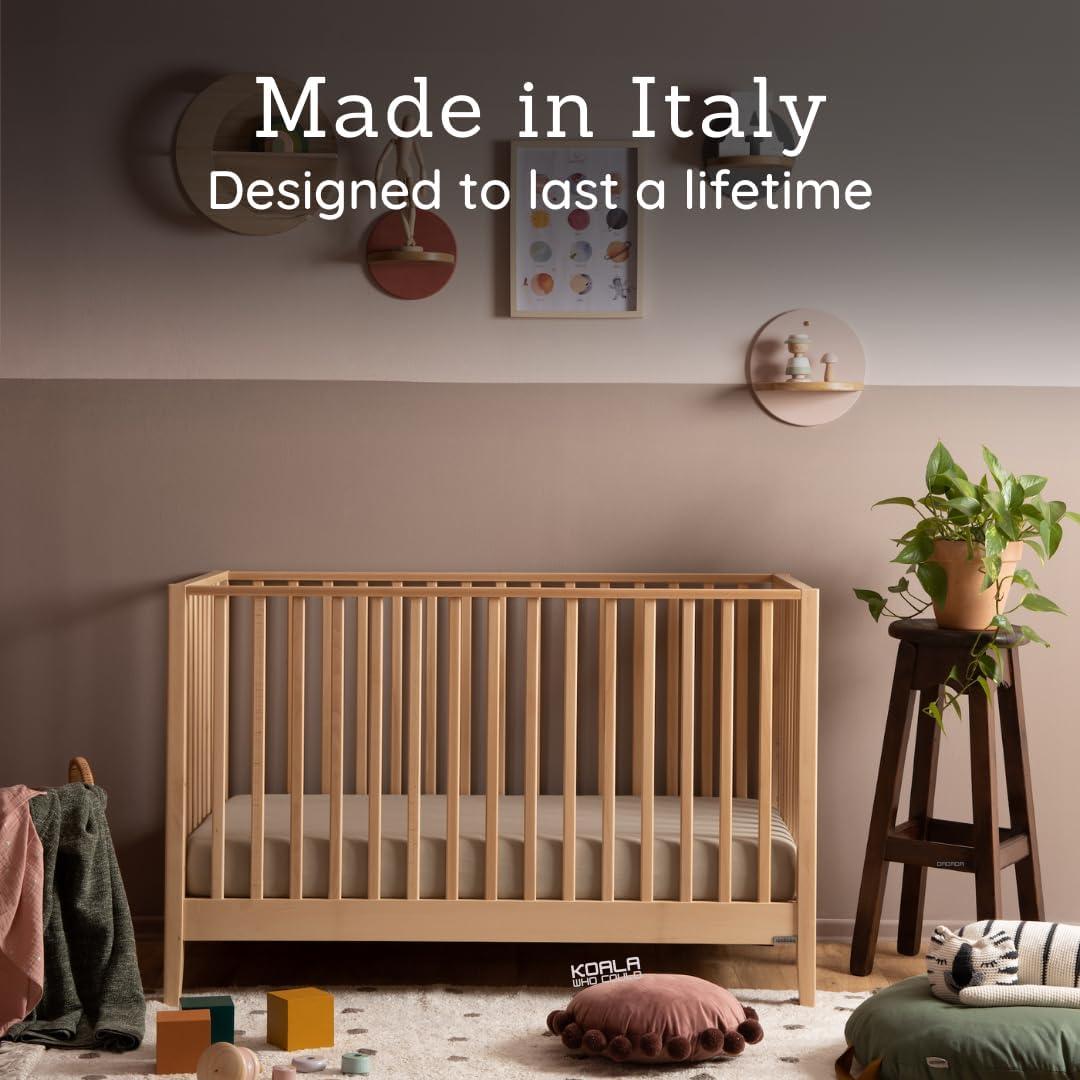 Lala Greenguard Gold Certified 3 -in-1 Convertible Crib