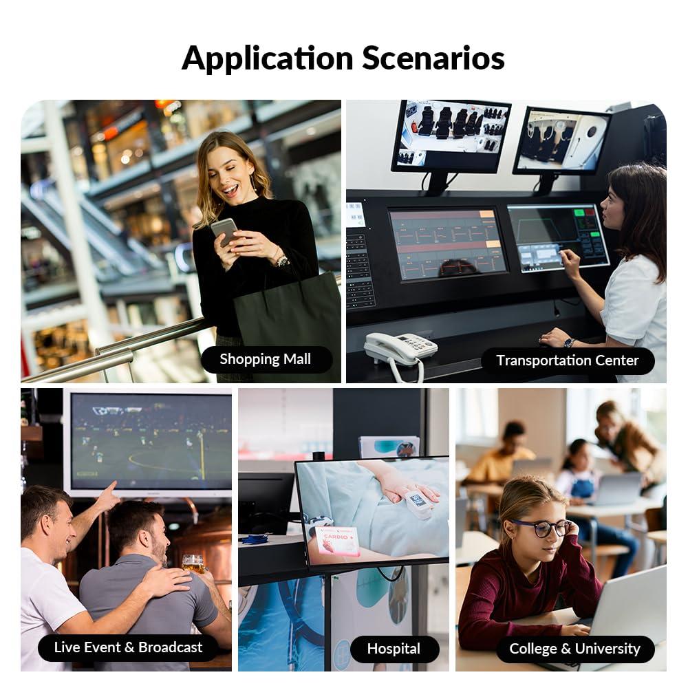 AV Access HDBaseT 4K HDMI Extender Over Cat5e/6/6a/7 4K@60Hz 130ft, 1080P@60Hz 230ft, HDR10+, HDMI 2.0 YUV4:4:4, UltraHD, HDCP 2.2, 18Gbps, Plug & Play, IR Return & PoE, Smart EDID(4KEX70-H2)