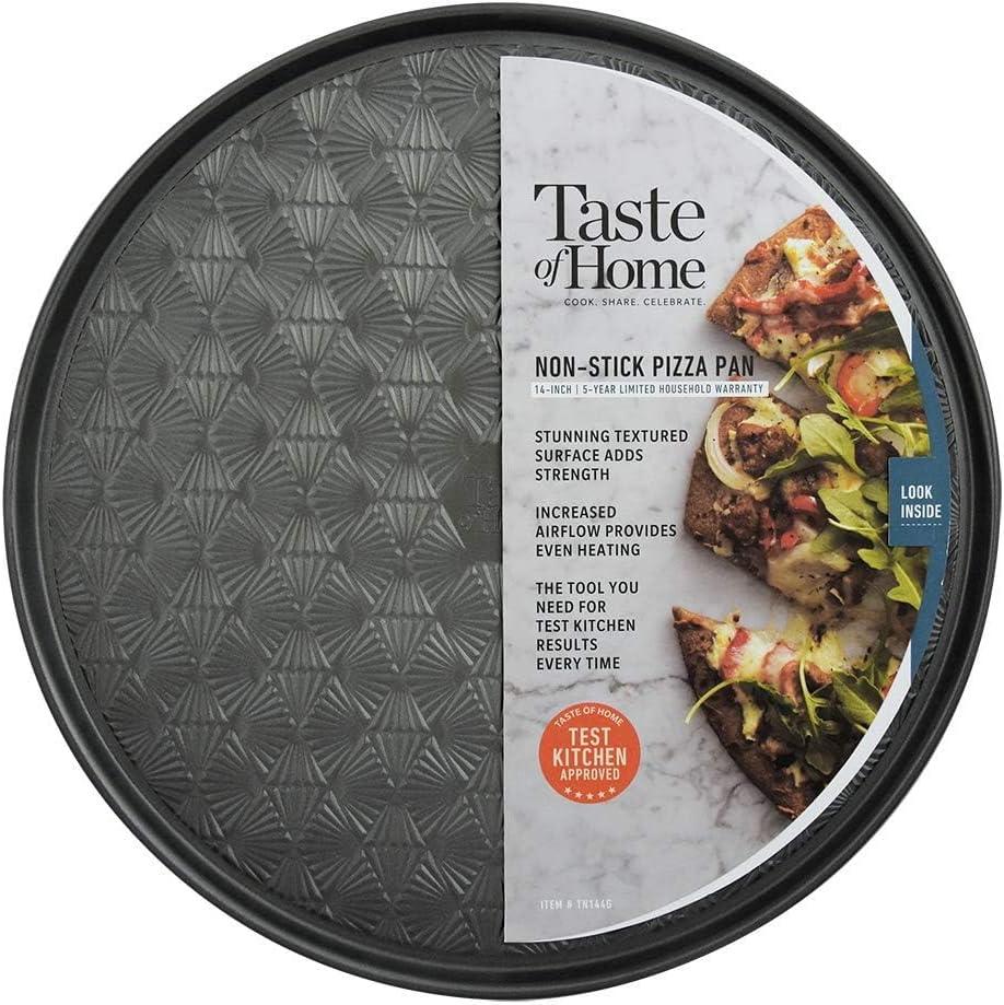 14-Inch Non-Stick Round Steel Pizza Pan Set