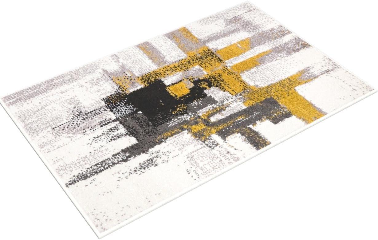 World Rug Gallery Contemporary Modern Abstract Area Rug