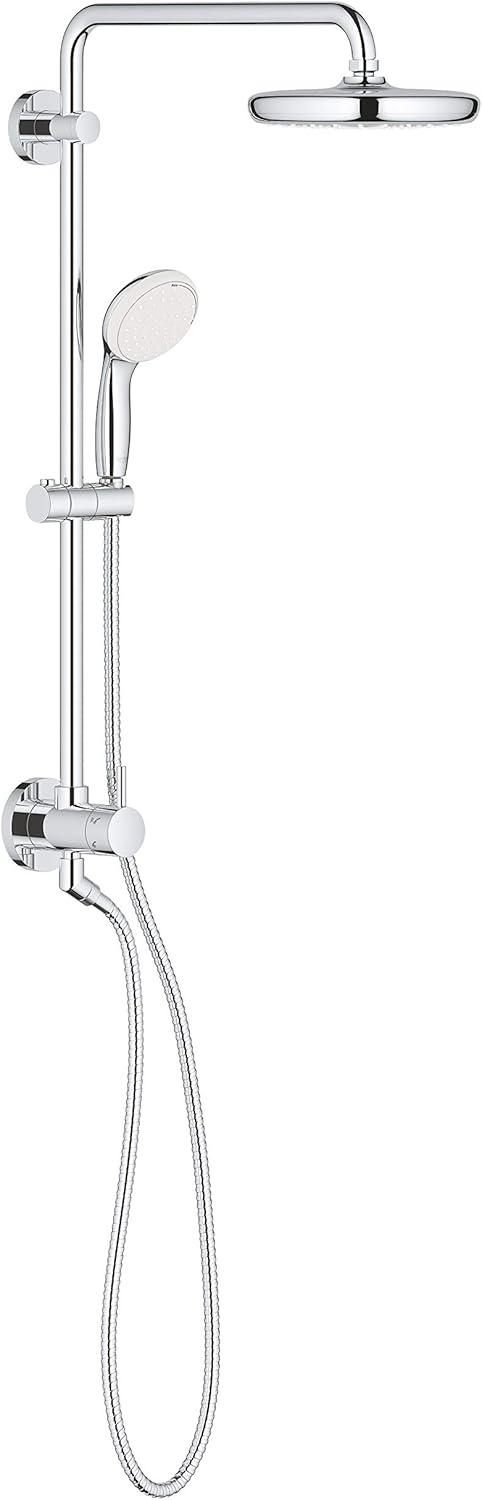 Starlight Chrome Adjustable Multi-Head Rain Shower System