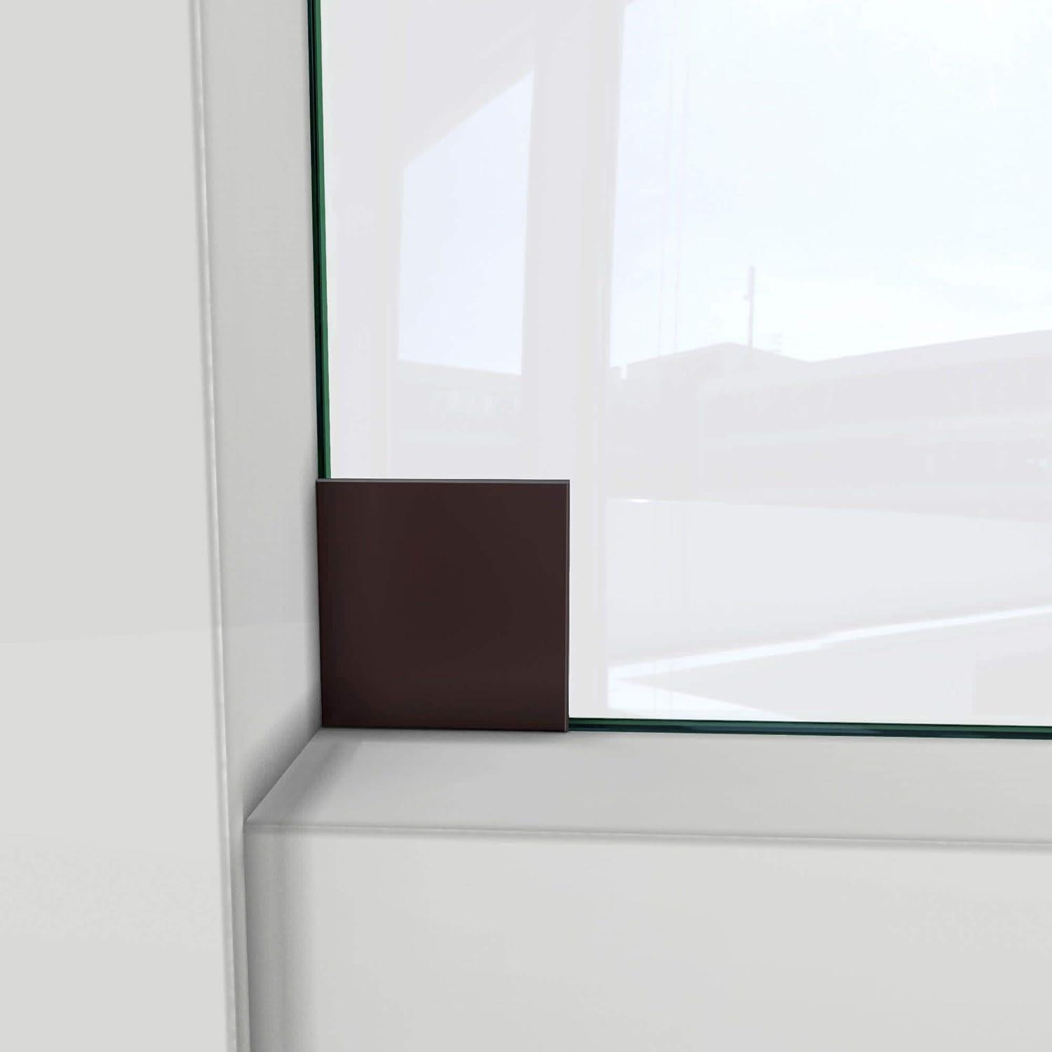Enigma-XO Single 60.37" W x 34.5" D x 76'' H Frameless Shower Enclosure