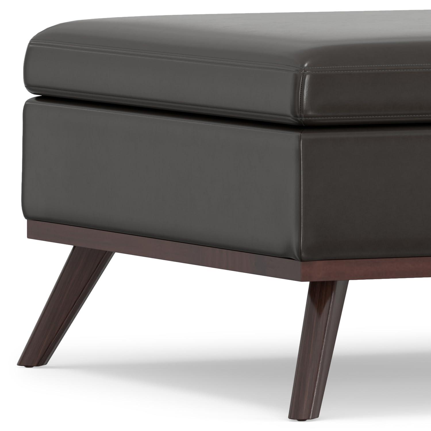 Owen Faux Leather Ottoman