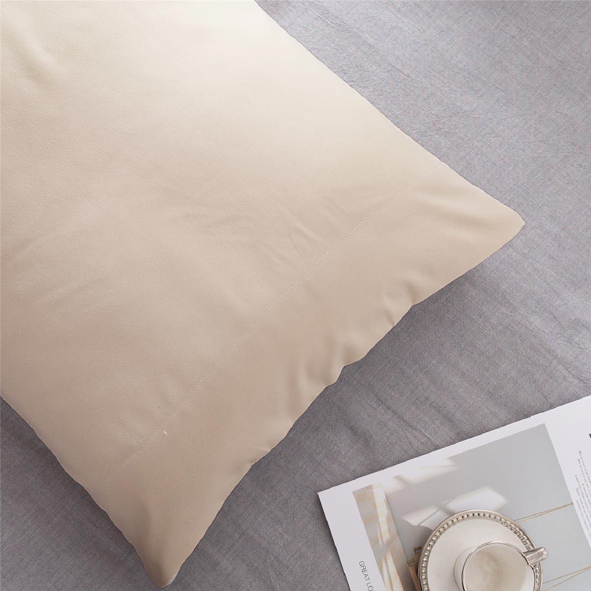 Bare Home Microfiber Pillowcase Set Envelope Closure