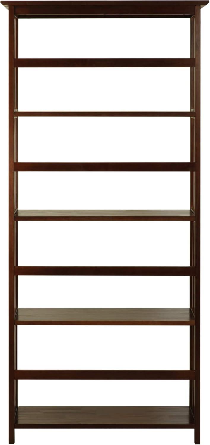 Casual Home Mission Style 5-Shelf Bookcase, Walnut