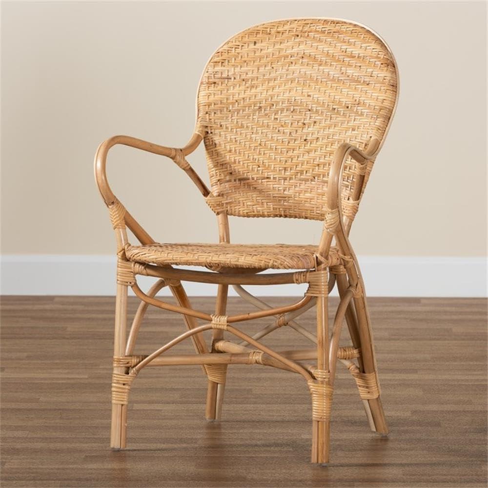 Genna Rattan Dining Chair Set Natural/Brown - bali & pari