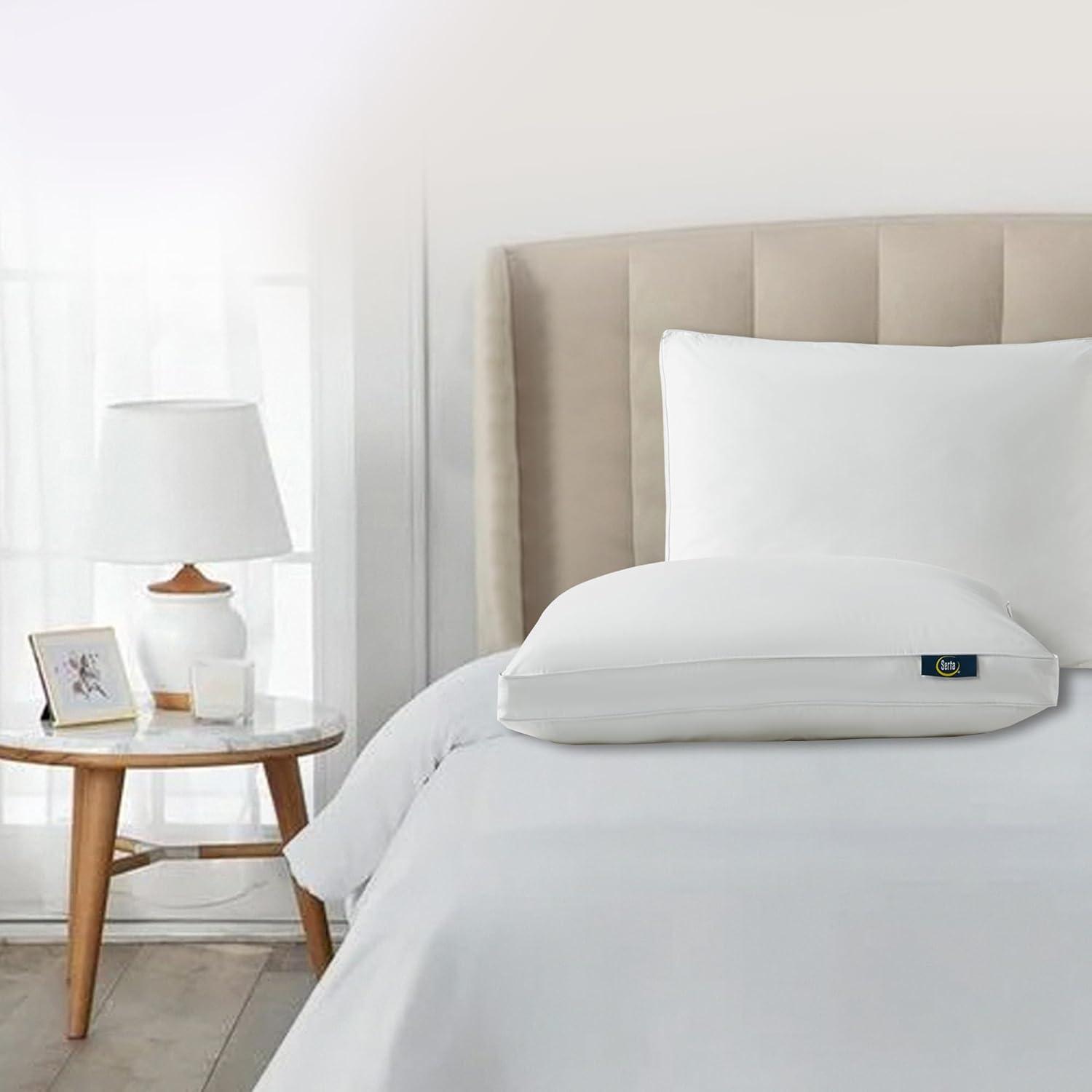 Serta Serta 300 Thread Medium Down Bed Pillow