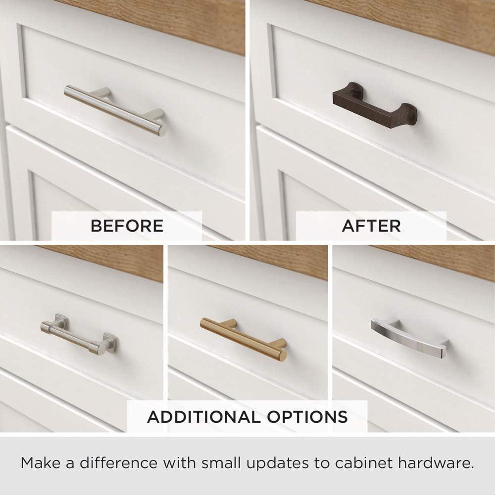 Polished Chrome 6-Inch Modern Arch Cabinet Pull