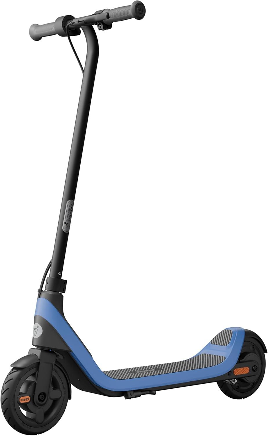 Segway Ninebot Electric Kick Scooter C2 Lite, Max Speed 9.9 mph, 70 minutes, Kids, Blue