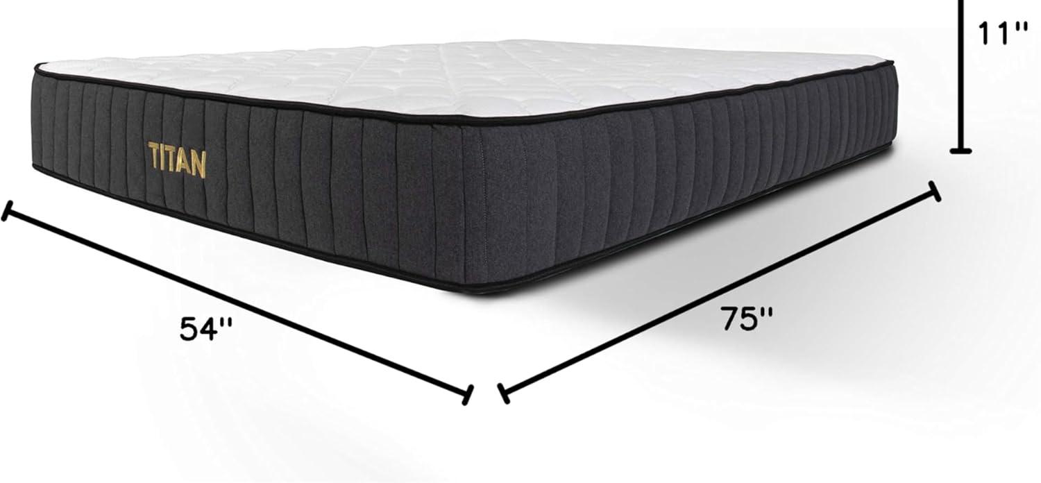 Brooklyn Bedding Titan 11" Hybrid for Plus Size Sleepers, Full