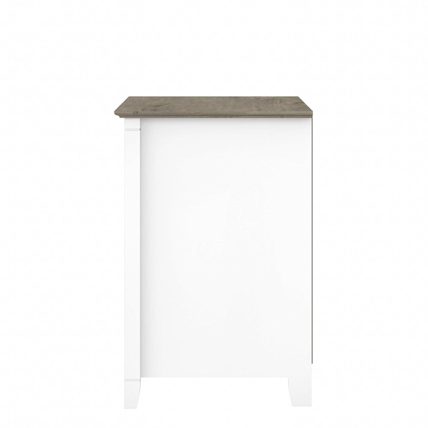Gracie Oaks Lateral File Cabinet, Modern Farmhouse 2 Drawer File Cabinet For Home Office